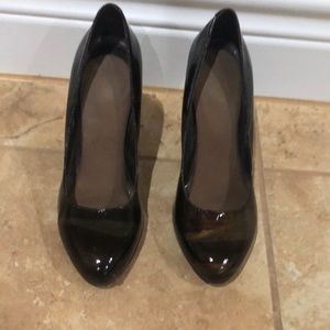Patent Brown Jessica Simpson heels